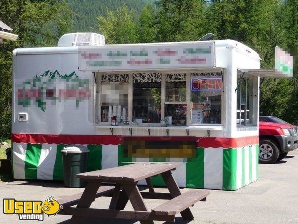 8' x 16' Coffee Concession Trailer