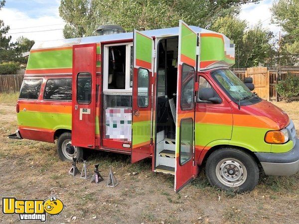 Gorgeous Turnkey Ready 2001 Dodge Ram 3500 Van Mobile Kitchen Food Truck