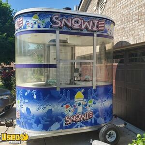 2009 Snowie 5' x 8' Shaved Ice Vending Trailer / Used Mobile Concession Unit
