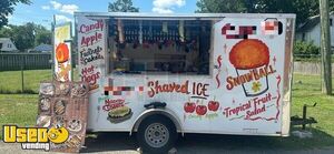Diamond Cargo Shaved Ice Concession Trailer Mobile Snowball Unit