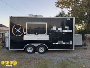 2021 8.5 x 16' Kitchen Food Concession Trailer with Pro-Fire System