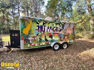 Used - 16' Shaved Ice Trailer Snowball Concession Trailer