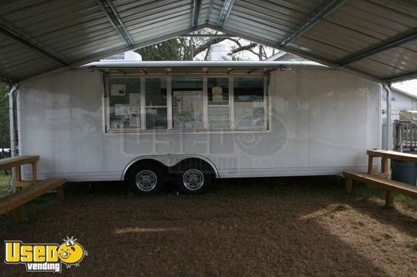2010 - 30' x 8' Wells Cargo Mobile Kitchen Concession Trailer