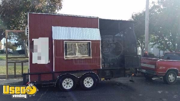 18' BBQ Concession Trailer with Porch