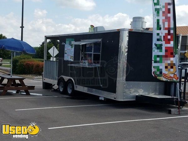 2012 - 8.5' x 28' Food Concession Trailer with Porch