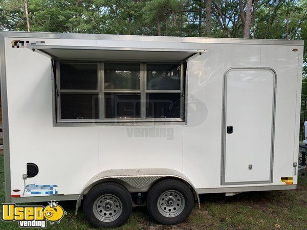 All Aluminum 2017 - 7' x 14' Legend Street Food Vending Concession Trailer