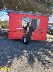 Ready to Serve Used Mobile Food Concession Trailer / Street Food Trailer