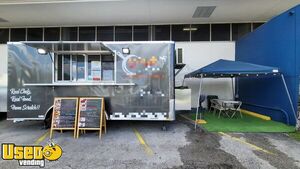 2022 8.5' x 16' Quality Cargo Kitchen Food Concession Trailer with Pro-Fire System
