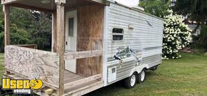 21' Kitchen Food Trailer with Porch Food Concession Trailer