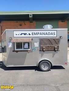 2016 6' x 14' Food Kitchen Concession Trailer Mobile Vending Unit w/ Pro Fire System