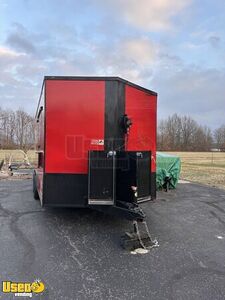 2025 8.5' x 16' Kitchen Food Concession Trailer with Fire Suppression System