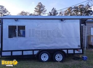 Basic Street Food Concession Trailer / Empty Mobile Vending Unit