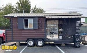 2002 Barbecue Concession Trailer with Porch / BBQ Rig Mobile Vending Unit