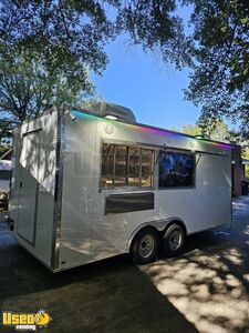 NEW 2026 8.5' x 18' Kitchen Food Concession Trailer with NSF Equipment + Pro Fire System