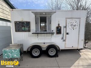 2023 7' x 14' Coffee and Beverage Concession Trailer Mobile Vending Unit