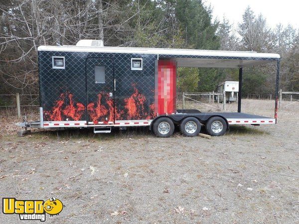 8' x 28' Food Concession Trailer with Porch