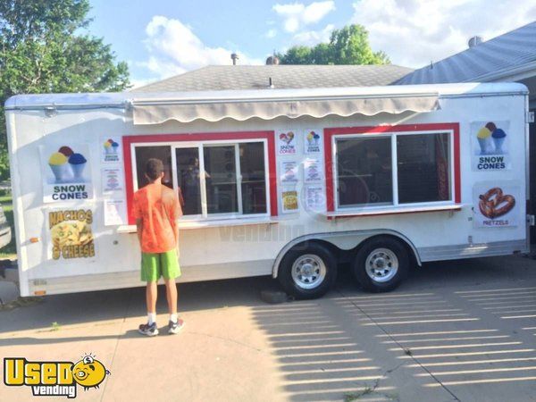 8.5' x 20' Food Concession Trailer