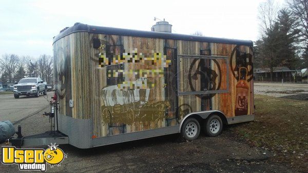 2009 - 8' x 18' Used Food Concession Trailer