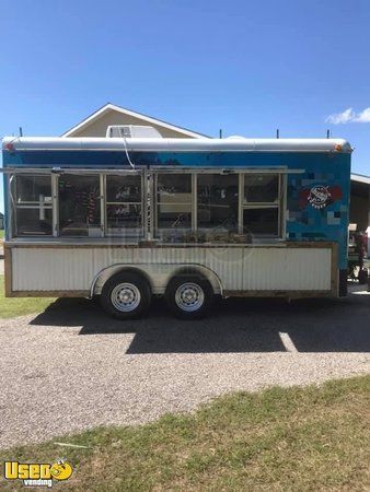 2002 8' x 16' Snow Cone Concession Trailer