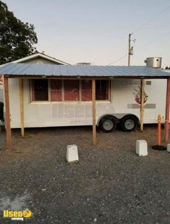 Kitchen Food Concession Trailer / Mobile Food Unit Working Condition