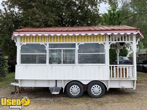 2005 - 7.5' x 18' Victorian Style Kitchen Food Concession Trailer with Porch