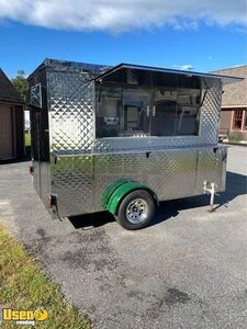 Compact 6' x 10' Mobile Food Concession Trailer with Pro-Fire System