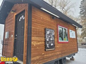 8.8' x 16.5' Cabin Styled - Coffee / Espresso and Beverage Concession Trailer