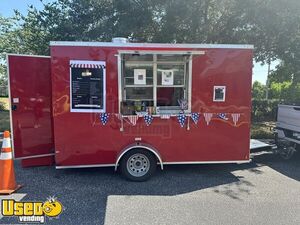 2023 7' x 12' Kitchen Food Concession Trailer with Pro-Fire System