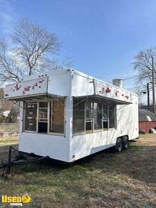 Wells Cargo 8' x 24  Kitchen Food Concession Trailer with Pro Fire System