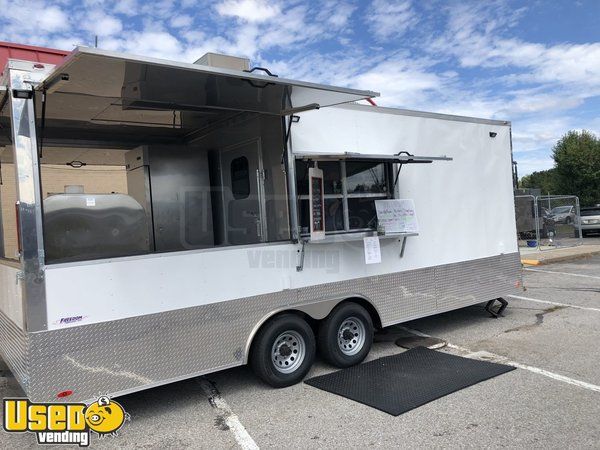 2018 - 8.5' x 22' BBQ Concession Trailer with Porch