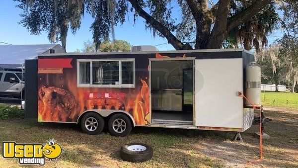 Smoking Hot 2018 10' x 24' BBQ Food Trailer Condition