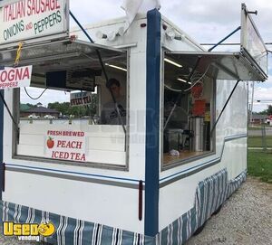 16' Street Food and Beverage Concession Trailer / Used Mobile Vending Unit