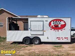 2022 Barbecue Food Concession Trailer with Fire Suppression System + 6' Porch