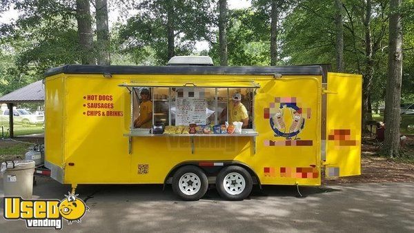 7' x 19' Food Concession Trailer