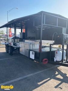 17' Barbecue and Brick Oven Pizza Concession Trailer / Mobile BBQ Rig