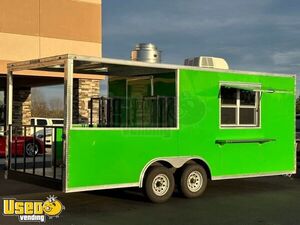 Like-New - 2023 8.5' x 20' Kitchen Food Concession Trailer with Porch