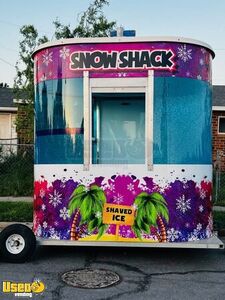 8' x 5' Snowie Shaved Ice Building 2013 Snowball Raspados Concession Stand Kiosk
