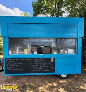8' x 12.5' Kitchen Food Concession Trailer with Pro-Fire Suppression