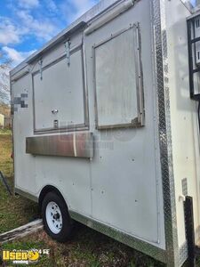 Single Axle Food Concession Trailer Mobile Vending Unit