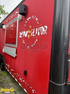2022 Anvil 8.5' x 23' Barbecue Kitchen Food Concession Vending Trailer with Smoker