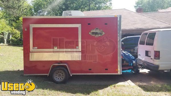 2015 Food Concession Trailer / Used 6' x 12' Mobile Kitchen Unit