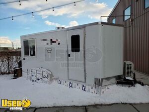 Brand New 2021 7' x 16' Commercial Mobile Kitchen Food Concession Trailer