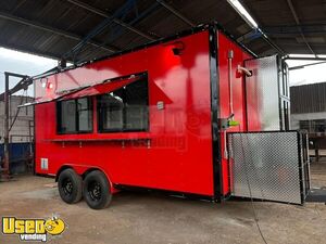 NEW - 2025 8' x 16' Kitchen Food Concession Trailer | Mobile Food Unit