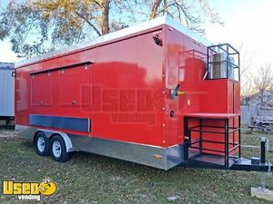 2025 8' x 18' Food Kitchen Concession Trailer Mobile Vending Unit
