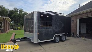Like New - 2020 8.5' x 14' Rock Solid Cargo Coffee Trailer