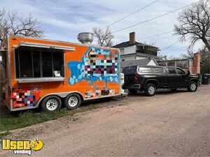 2013-  8' x 18' Kitchen Food Concession Trailer with Pro Fire System