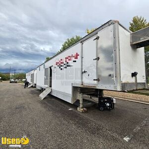 (2) 48' Interconnecting Mobile Commercial Kitchen Food Concession Trailers