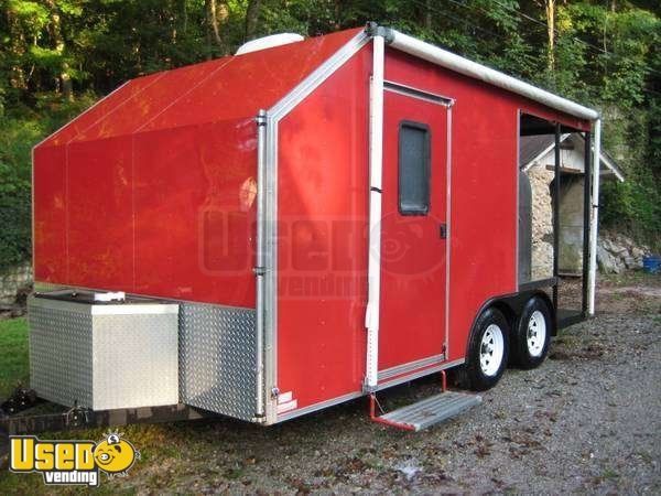 Commercial BBQ Concession Trailer