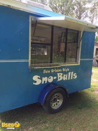 6' x 10' Shaved Ice Concession Trailer