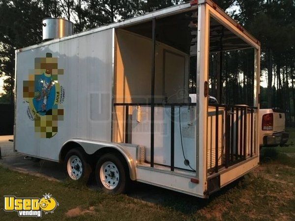2014 - 8' x 16' Food Concession Trailer with Porch